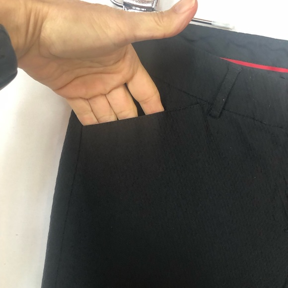 Zac&Rachel Women’s Pant Cropped Textured Fabric Slight Taper Basic - Picture 3 of 9